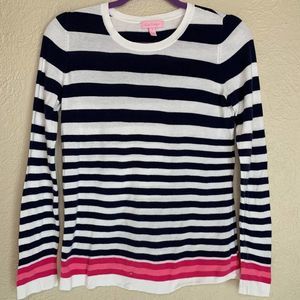 Lilly Pulitzer Striped Long Sleeve Shirt Size Small